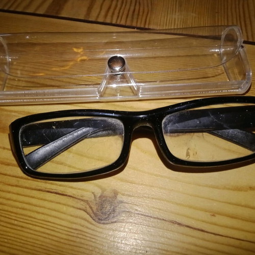 Presbyopia glasses No +01 like new, brown