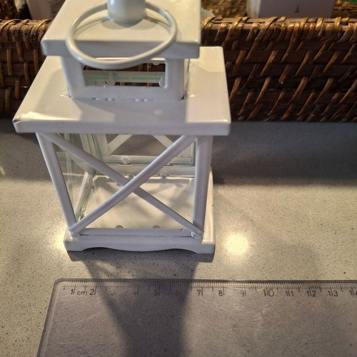 Lantern white iron like new