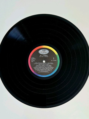 M.C. Hammer Let's Get It Started vinyl like new without cover