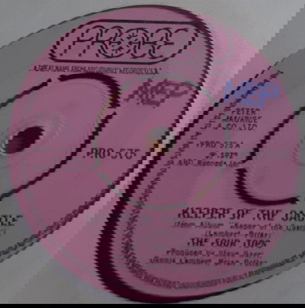FOUR TOPS ~ KEEPER OF THE CASTLE / JUBILEE WITH SOUL (1972, Probe, 7" single, αυθεντική UK έκδοση)