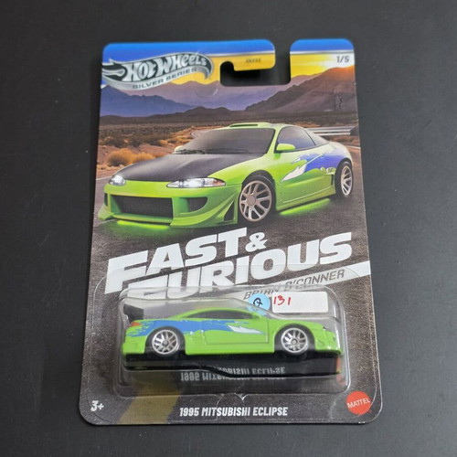 Hot Wheels 2024 Silver Series Fast & Furious 1995 Mitsubishi Eclipse Brian O'Conner