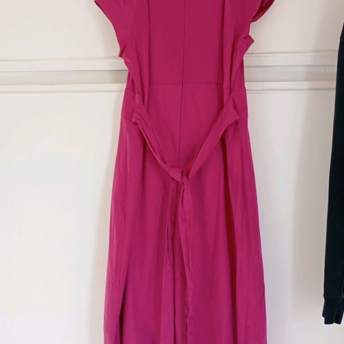 A-Style summer midi dress fuchsia like new, size M