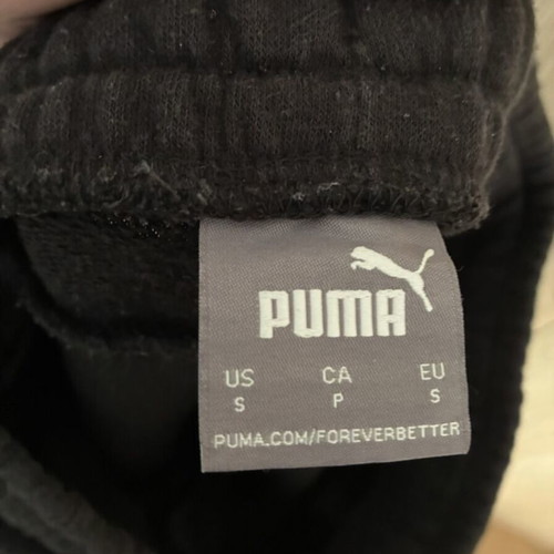 Puma black sweatpants, size small