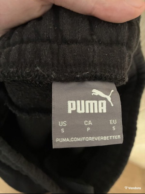 Puma black sweatpants, size small