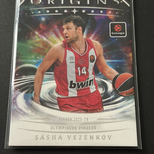Shasha Vezenkov 2-card lot new Euroleague 2025-26