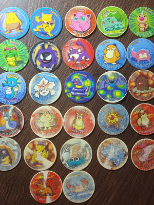 Pokemon Tazos set