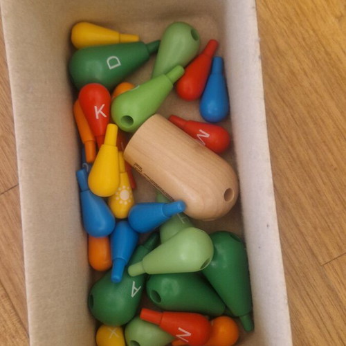 Wooden fine motor skills toy