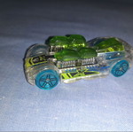 Hot Wheels X-Raycers What-4-2 μεταχειρισμένο με διαφανές σώμα και μπλε ρόδες