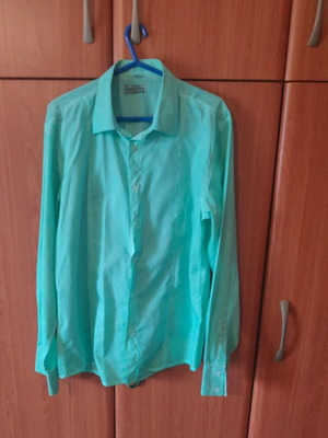 Men's shirt green XXL like new