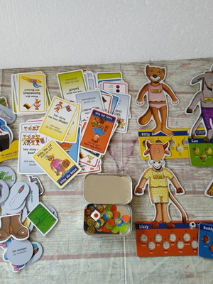My First English School Scout board game used