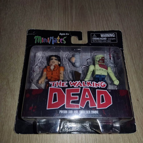 Minimates Walking Dead Series 8 Hilltop Maggie and Forest Zombie Figure 2pk new