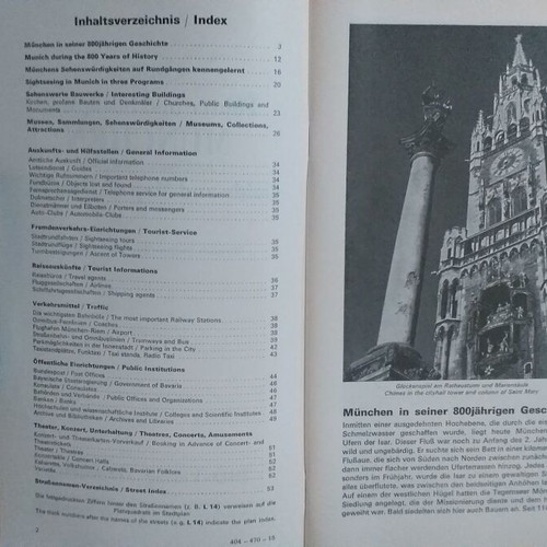 Collectible tourist brochures in German, set of 4