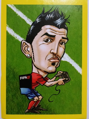 David Villa Spain World Cup 2014 sticker