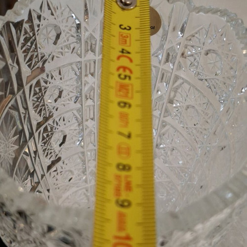 Set of crystal vases like new, 3 pieces