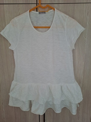 Regalinas women's blouse like new, 100% cotton, white