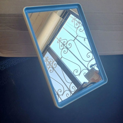 Table mirror used, 19×13 cm