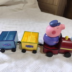 Pig Grandpa Pig's Train toy like new