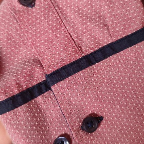 CND Sports men's shirt pink with pattern like new, size S