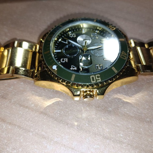 Ulysses watch used, men's, gold color
