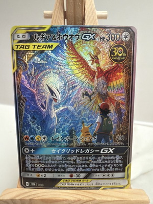 Pokemon 30th Anniversary Ash Meeting The Legendary Birds custom card