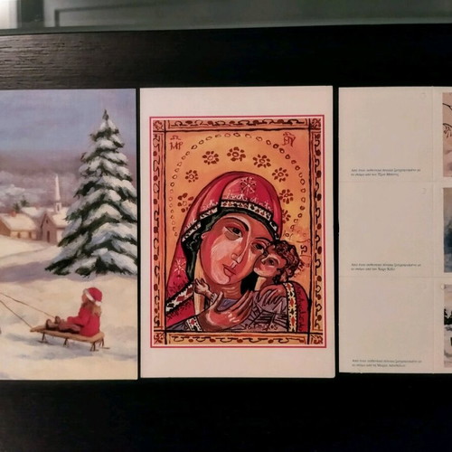 Christmas collectible cards new, pack of 9+6