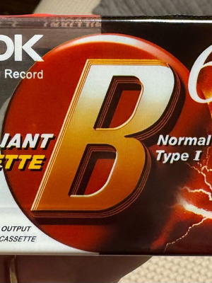 TDK cassette sealed new
