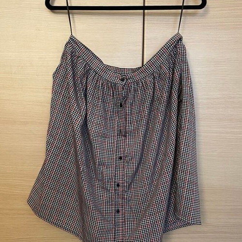Compania Fantastica checked skirt like new, size M