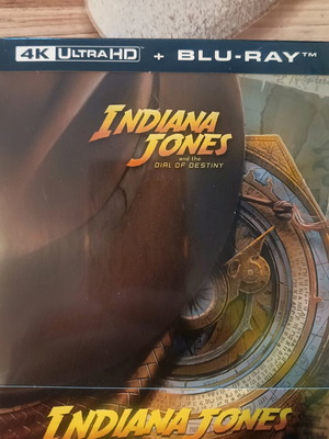 Indiana Jones and the Dial of Destiny 4K Ultra HD Blu-Ray new, limited edition steelbook