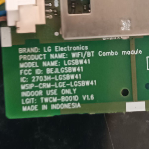 WiFi/BT Combo Module LGSBW41 used for LG TV