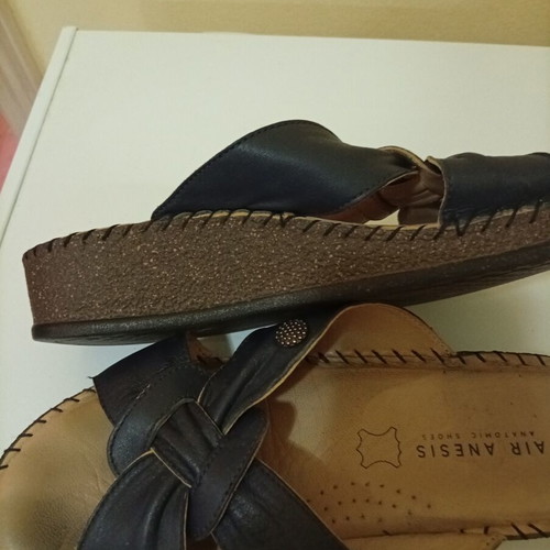 Air Anesis by Voi & Noi platform sandals like new, size 41, blue