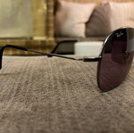 Ray-Ban sunglasses like new with metal frame and shield lens
