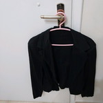 beige and black jacket 2 pieces