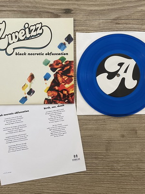 Zweizz Black Necrotic Obfuscation 7” blue vinyl limited σε 256 αντίτυπα, σαν καινούργιο