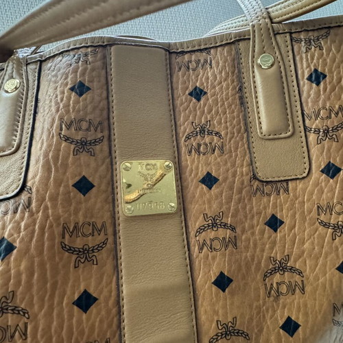 MCM shopper shoulder bag, brown