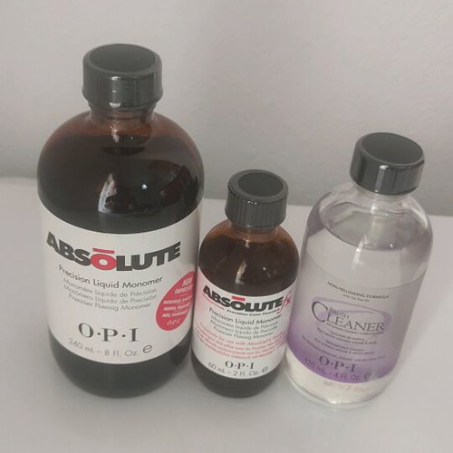 Acrylic liquid new 260ml, 60ml and brush cleaner 120ml