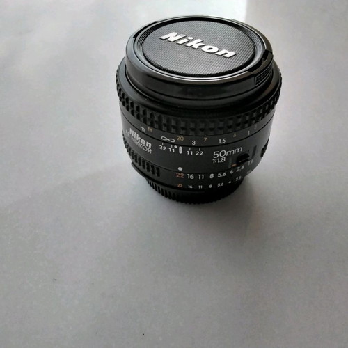 Nikon AF 50mm 1.8 photographic lens used