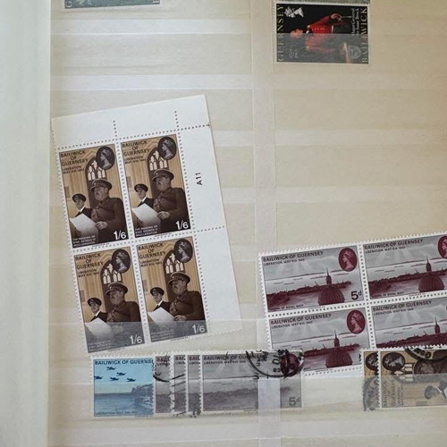 Stockbook A4 32 Pages with Guernsey Stamps like new