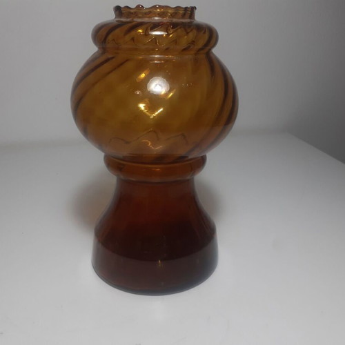 Decorative glass vase vintage used
