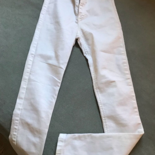 Zara white denim pants size 34 like new