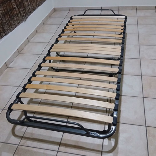 Jesby Folding Bed 80x190 cm, like new, gray anthracite