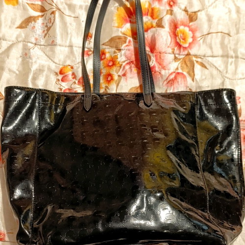 Karl Lagerfeld shoulder bag black patent leather like new