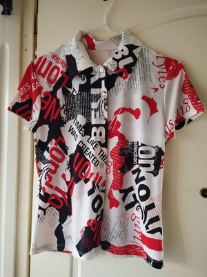 Shirt with short sleeves S multicolor like new