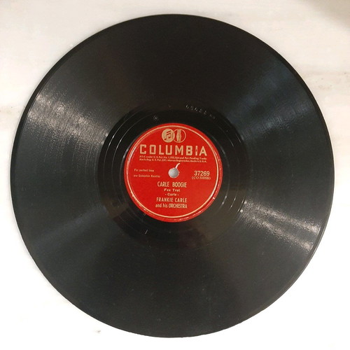 Latin 78 rpm record Frankie Carle used, foxtrot