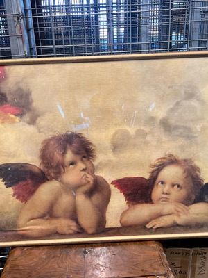 Old painting frame used with damages 50x70cm