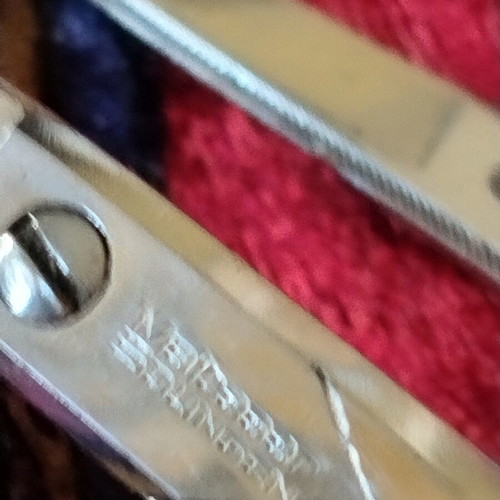 Vintage manicure scissors set of 5 with German staple remover used