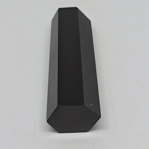 Obsidian decorative obelisk like new, natural black crystal