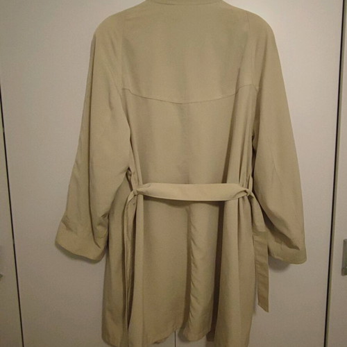 Topline oversized trench coat with shoulder pads like new, beige