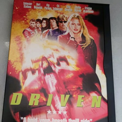 Driven DVD like new with English subtitles, action adventure