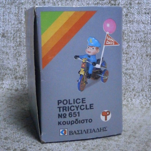 Vasileiadis No 651 Wind-Up Tin and Plastic Toy New with Box