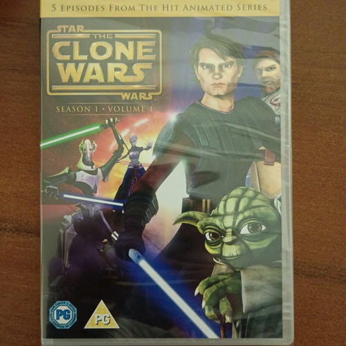 Star Wars The Clone Wars DVD Season 1 Volume 1 new with 5 episodes